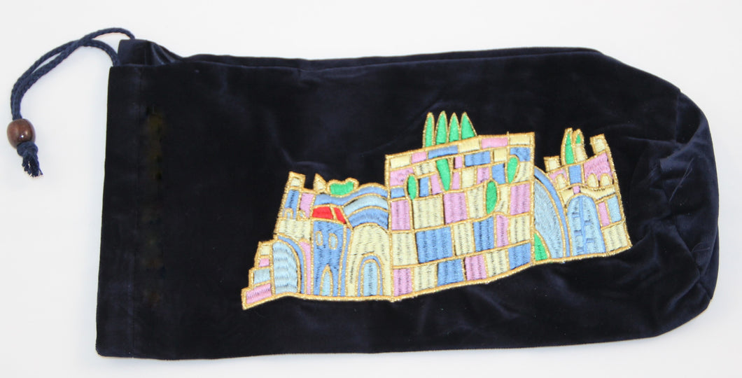 Rams Velvet kosher Shofar Bag Christian / Jewish (1)