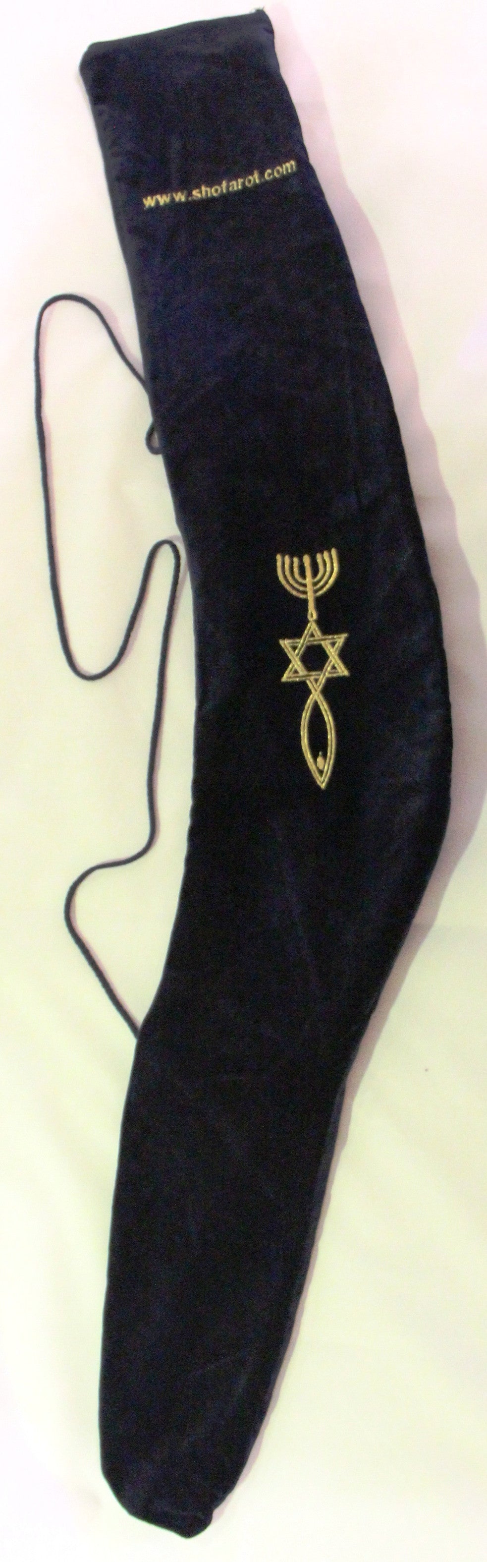 Long Velvet Yemenite Kudu kosher Shofar Bag Christian / Jewish (2)